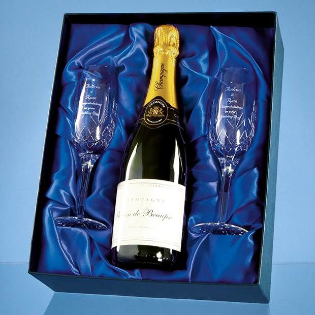 Double Champagne Flute Gift Set Gibb Craft
